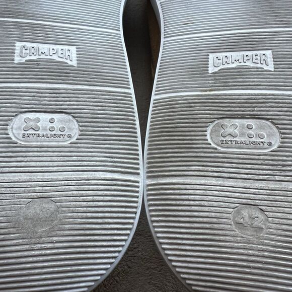 Camper Wagon Tan Brown Nubuck Leather Men EU 42 US 9 Lace Up Brogue Oxfords - Picture 15 of 16